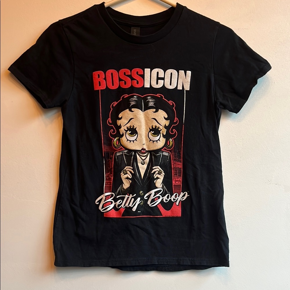 Gildan Black Betty Boop Boss Icon Tee